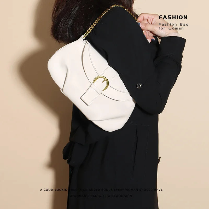 Pleated Dumpling Bag Women's Shoulder Chain Armpit Bag
