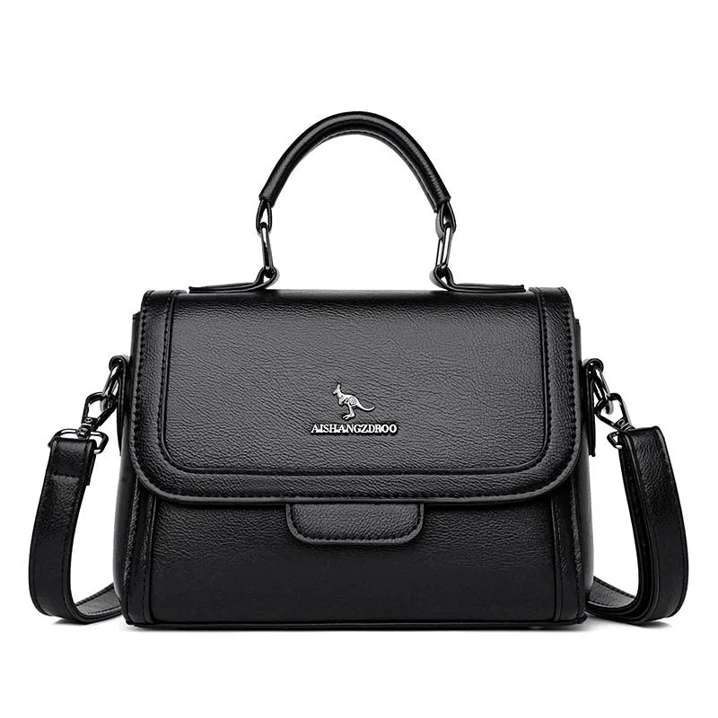 Small Square Bag High Leather Women Shoulder Crossbody Bags