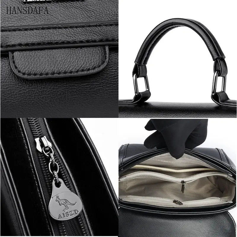 Small Square Bag High Leather Women Shoulder Crossbody Bags