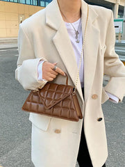 Small Women's Bag Top Handle Shoulder Crossbody Handbags Flap