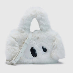 Soft Plush Women Handbags Faux Fur Large Winter Shoulder Bags