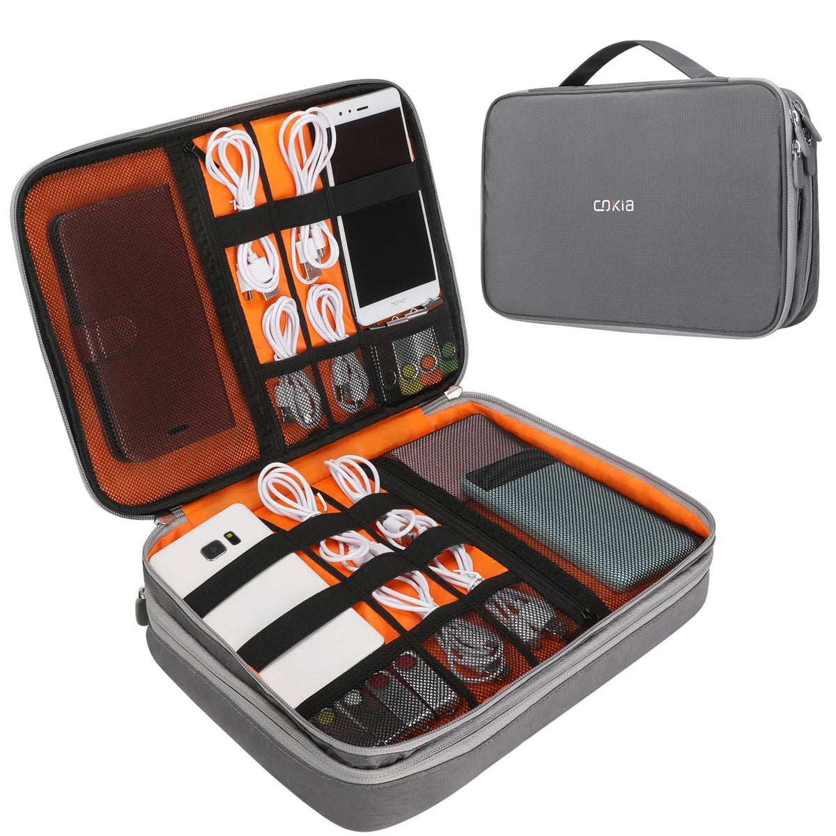 Weekend Bag for 11.6" Laptop & Tablet, Cable Bag Carry Pouch