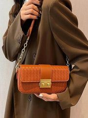 Women's Small Shoulder Bag in PU Leather