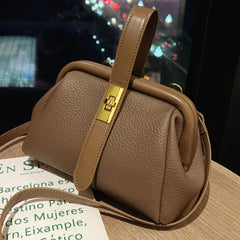 Vintage Tote Bag Shell PU Leather Women's Handbag Shoulder Bag