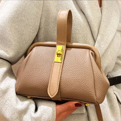 Vintage Tote Bag Shell PU Leather Women's Handbag Shoulder Bag