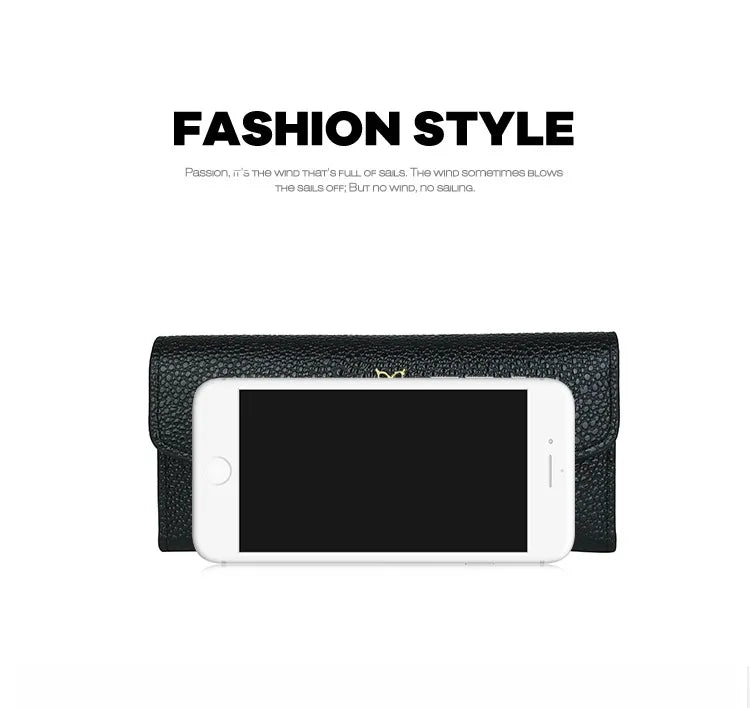 Long Ultra-Thin Wallet Female Honeybee Large Capacity Clutch Wallet