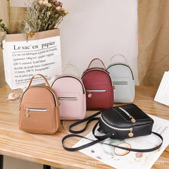 Women Backpack Mini Soft Touch Leather Small Backpack Female Ladies Bagpack Satc