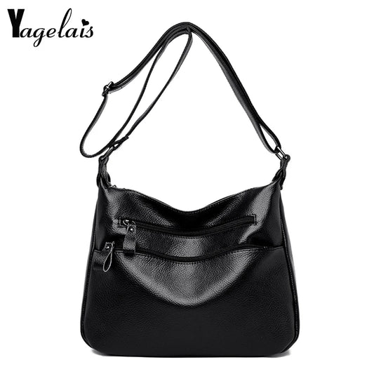 Women Crossbody Bag Soft Leather Shoulder Bag