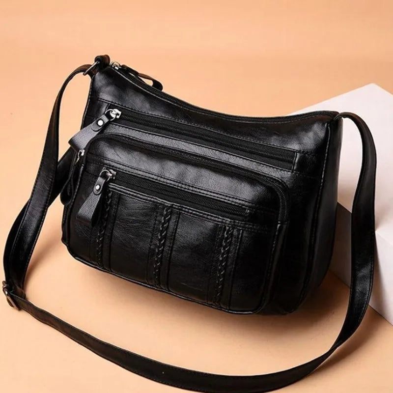 Women Soft Pu Leather Crossbody Bag Messenger Shoulder Bag