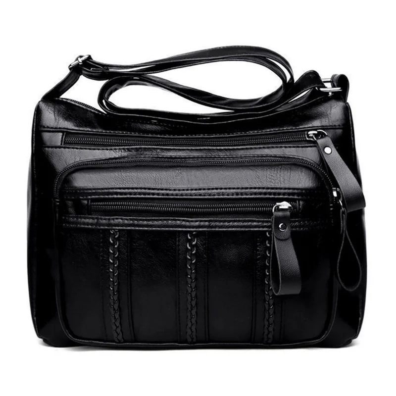 Women Soft Pu Leather Crossbody Bag Messenger Shoulder Bag