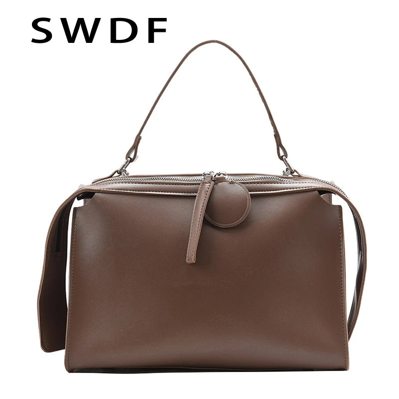 Women Handbag Lady Shoulder Bag Large Capacity PU Leather Messenger Totes