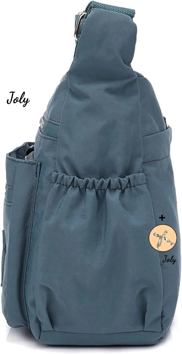Women Nylon Shoulder Bag Waterproof Daily Shopping Cross-body Bag