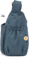 Women Nylon Shoulder Bag Waterproof Daily Shopping Cross-body Bag