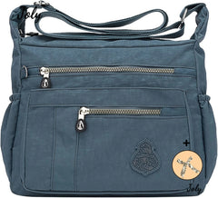 Women Nylon Shoulder Bag Waterproof Daily Shopping Cross-body Bag