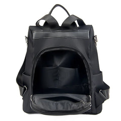 Anti-theft Women's Backpack with Diagonal Zipper