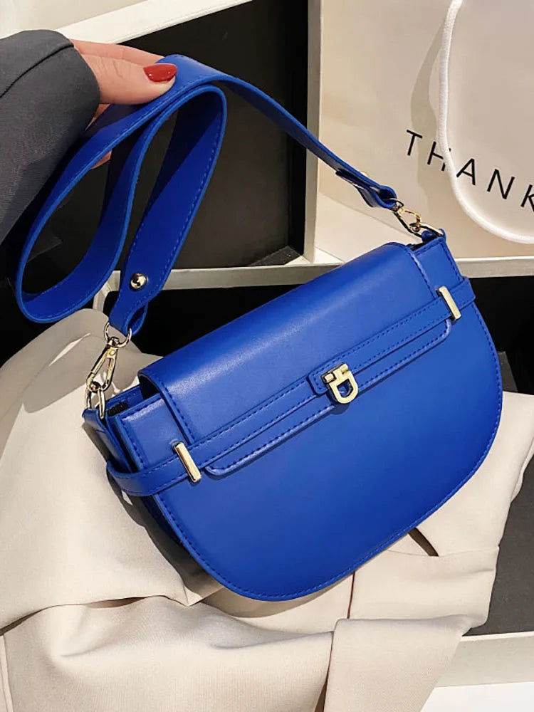 Women's Pu Leather Crossbody Bag Underarm Shoulder