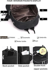Women's Mini Backpack Purse Girls Shoulder Bags Lightweight Waterproof