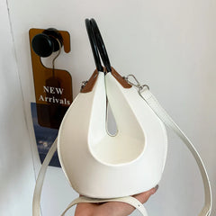 Women's String Bucket Bags Small Totes Clutch Purse Handbag