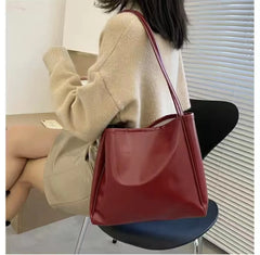 Women's Large-Capacity Shoulder Bag, Casual Tote Handbag
