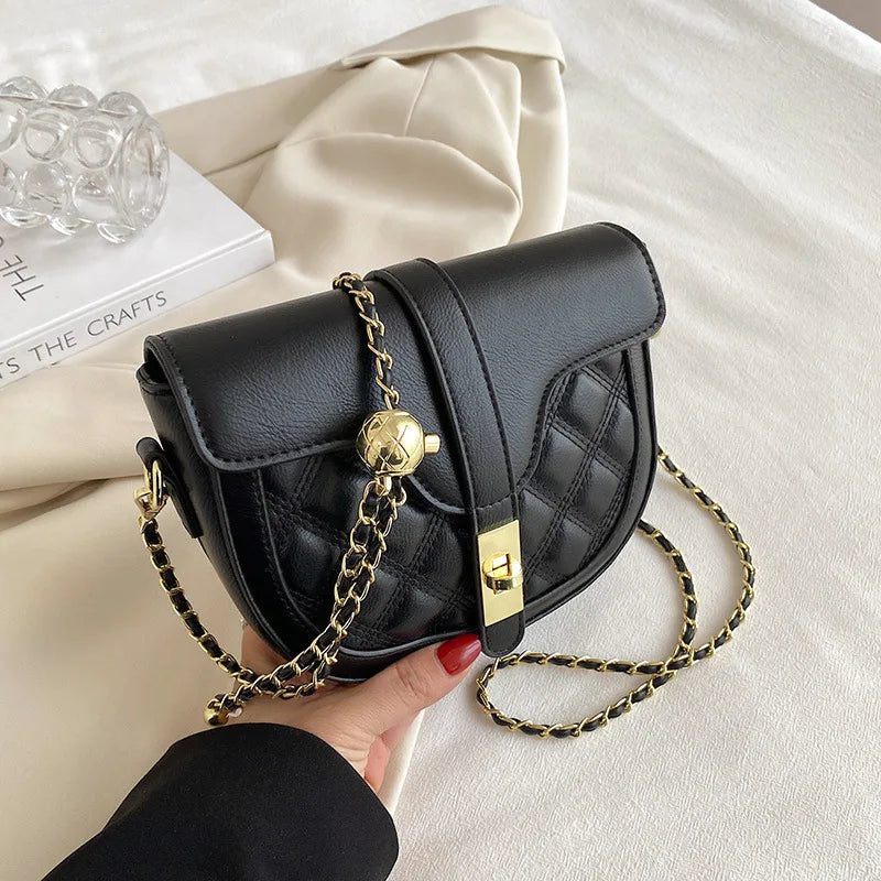 Women Embroider Line Bags Messenger Bag