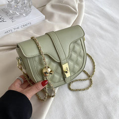 Women Embroider Line Bags Messenger Bag