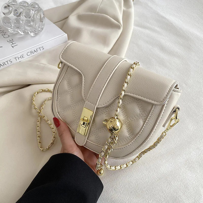 Women Embroider Line Bags Messenger Bag