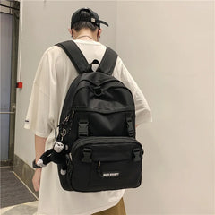 Detachable Women's Backpack Patchwork Student School Bag for Teenage Girls Boys