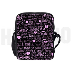Lil Peep Pattern Shoulder Bag Women Harajuku Girl Messenger Handbag