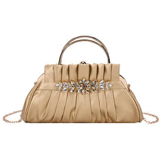 Diamond Evening Bag for Women Top Handle Shoulder Crossbody Bags