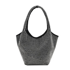 Large Capacity Diamond Tote Bucket Bag High-Quality Women's Handbag