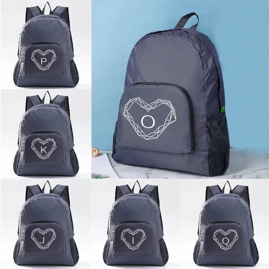 Diamond Print Foldable Bag for Outdoor Camping Hiking
