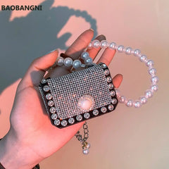 Diamond Mini Crossbody bag Summer PU Leather Women's Handbag