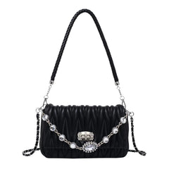 Diamond Small Crossbody Messenger Bag Chain Purses Handbags