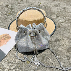 Rhinestone Chain Handbags Shoulder Bags Ladies Purse Evening/Party/Wedding Pouch
