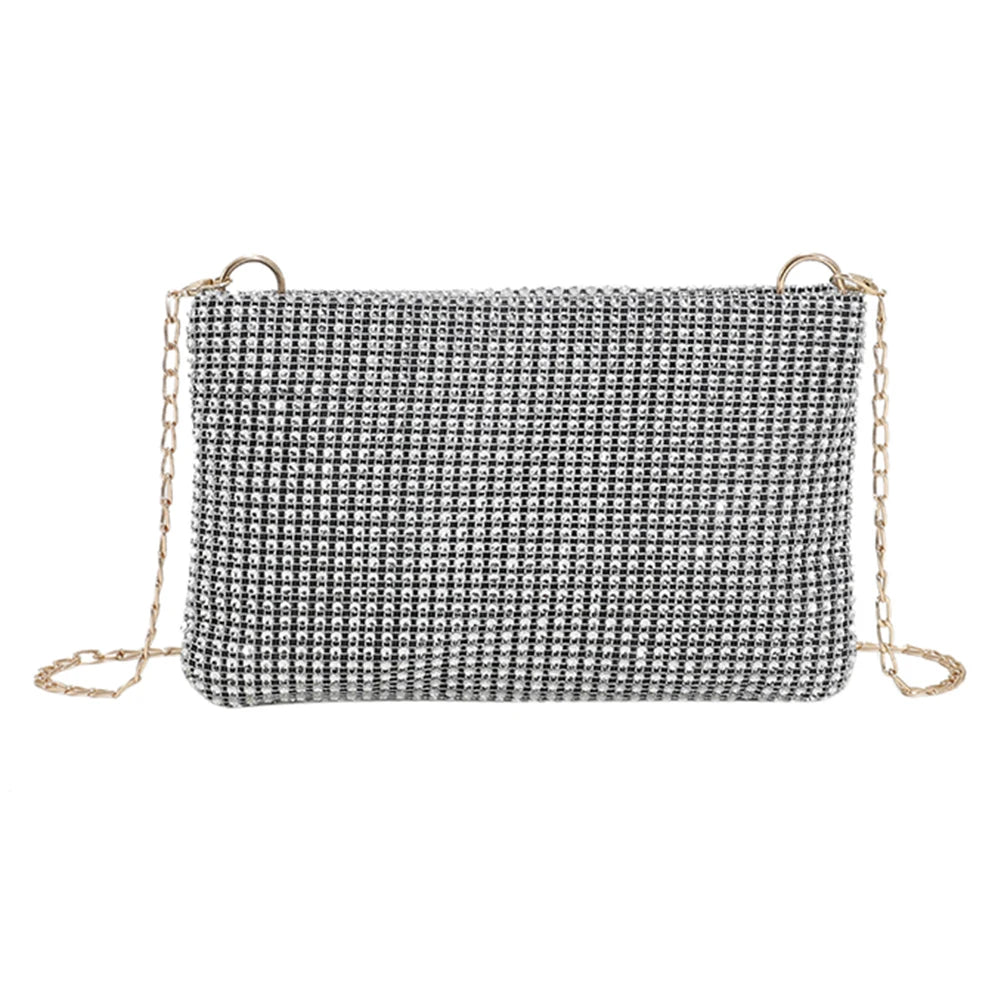 Bling Crossbody Bag Rhinestone Small Clutch Handbag