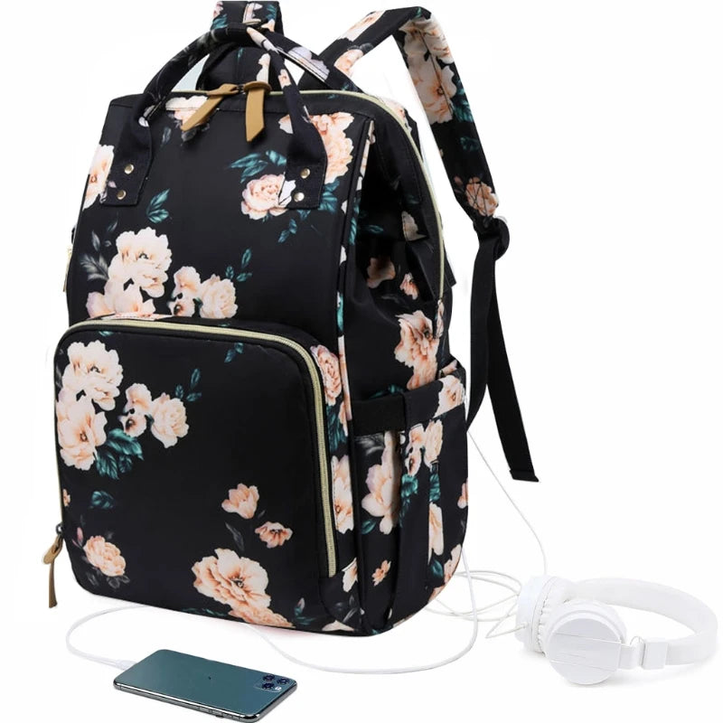 Large Waterproof Diaper Bag Backpack Baby Nappy Changing Bags