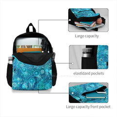 Diaphanous Lifeforms Backpack Student School Laptop Travel Bag
