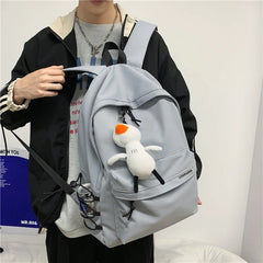 Diehe Large Capacity Waterproof Nylon Women Backpack