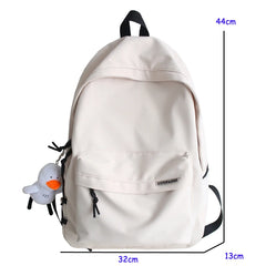 Diehe Large Capacity Waterproof Nylon Women Backpack