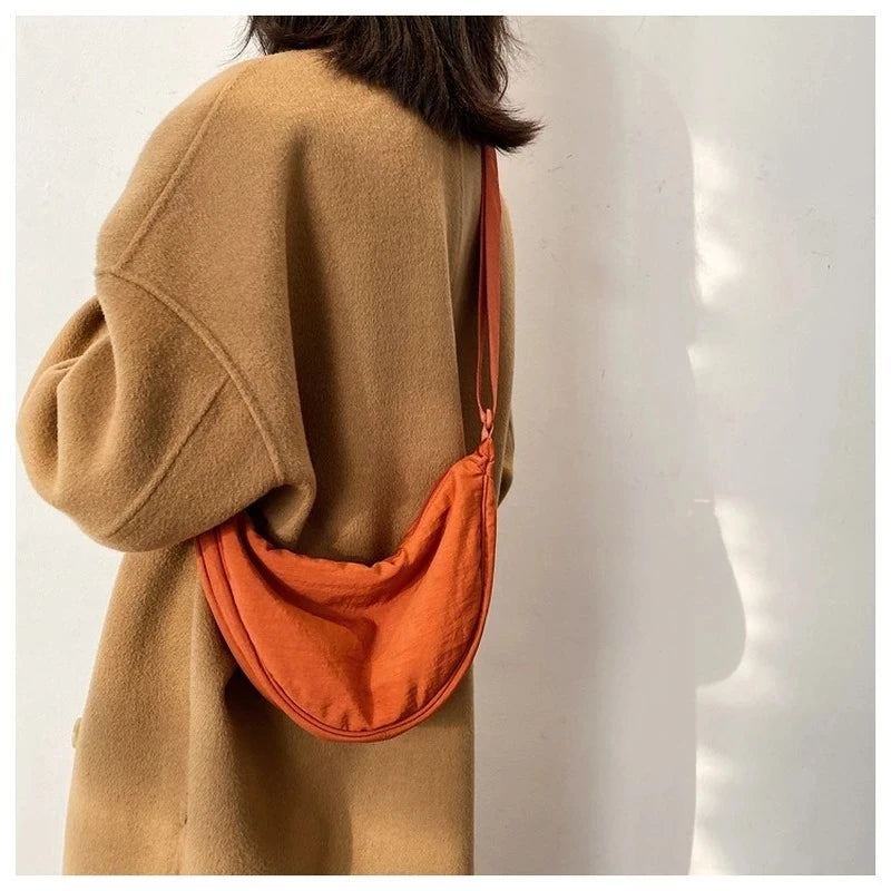 Casual Nylon Crossbody Bag For Women Hobos Bag Travel Shopper Bag