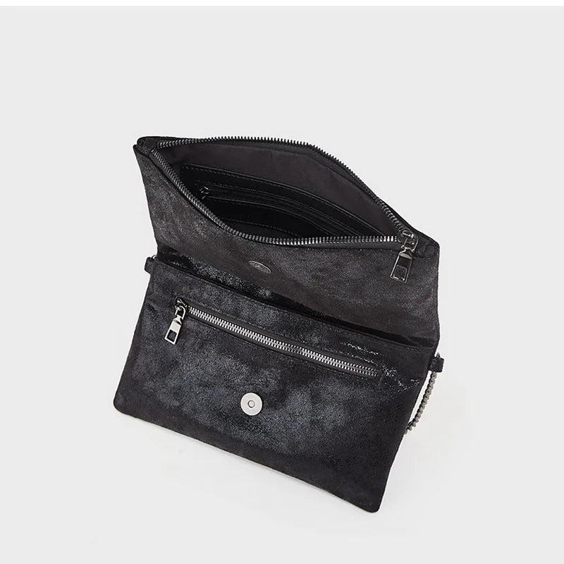 Punk Rivet Women Messenger Bags Chain Envelope Crossbody Bags