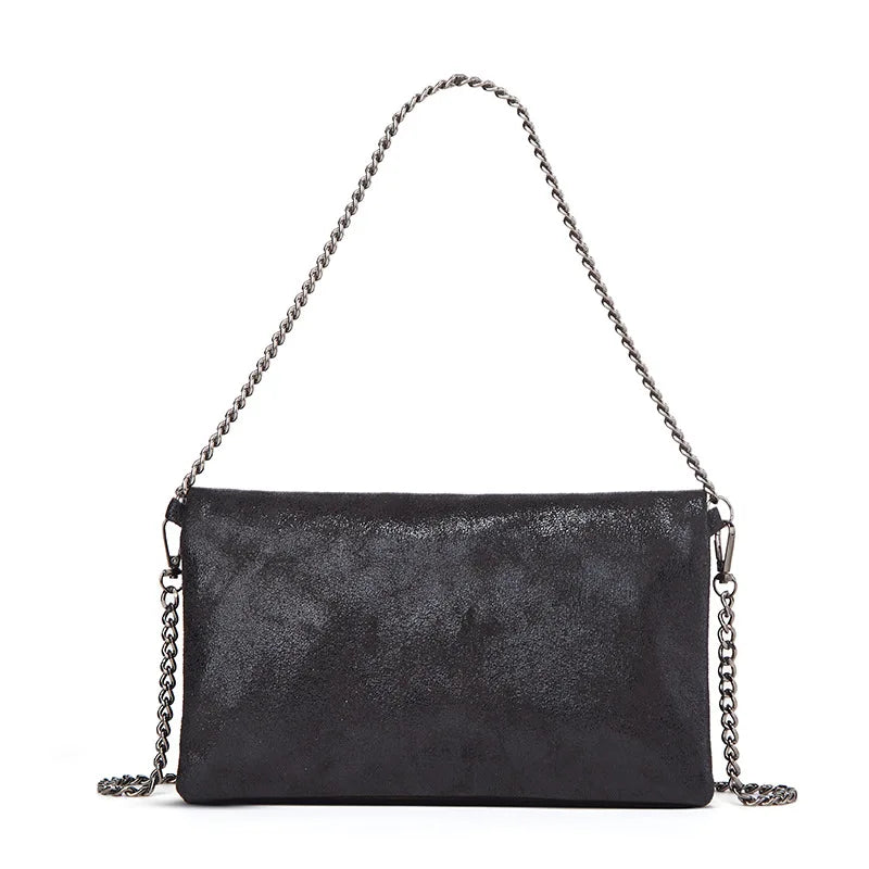 Punk Rivet Women Messenger Bags Chain Envelope Crossbody Bags