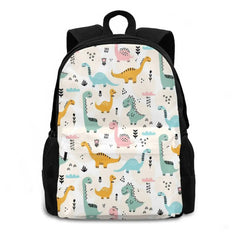 Dino Cartoon Backpack For School Travel Laptop Bag