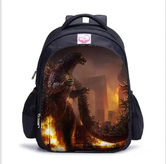 Dinosaur Pattern School Backpack For Boys Girls Tyrannosaurus Rex School Bags Ki