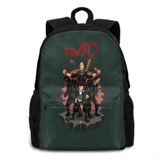 Dirk Gently Fan Art Travel Laptop Bagpack Bags - Rowdy 3 Design
