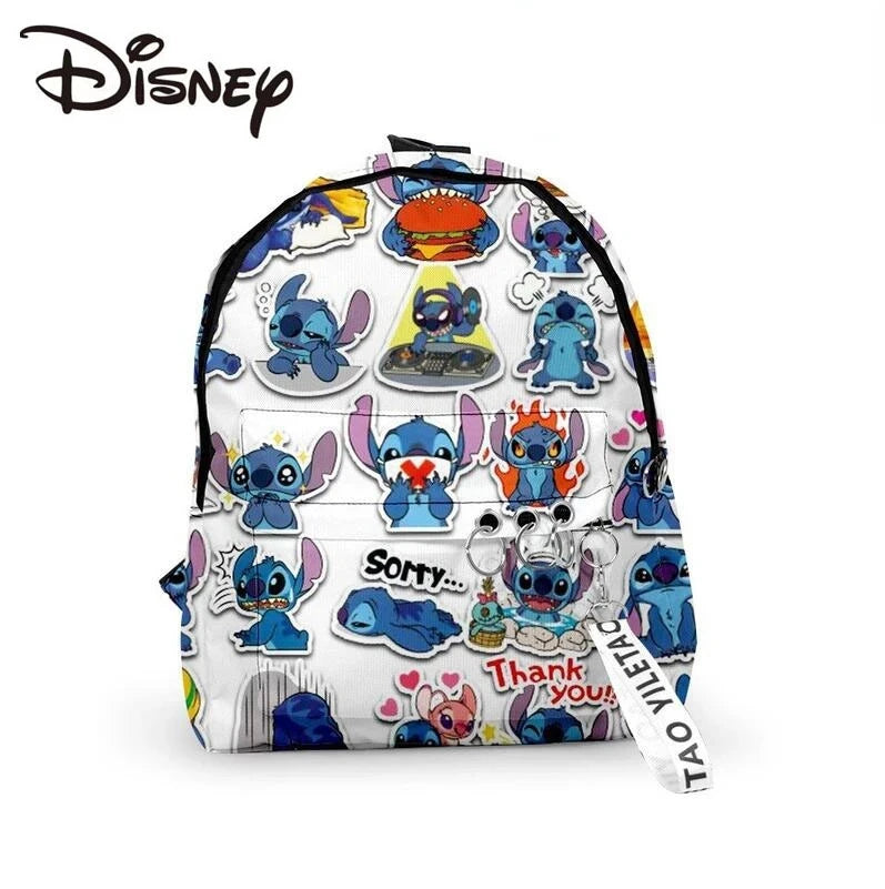 Stitch Childrens Schoolbag Large Capacity Travel Bag Student Backpack