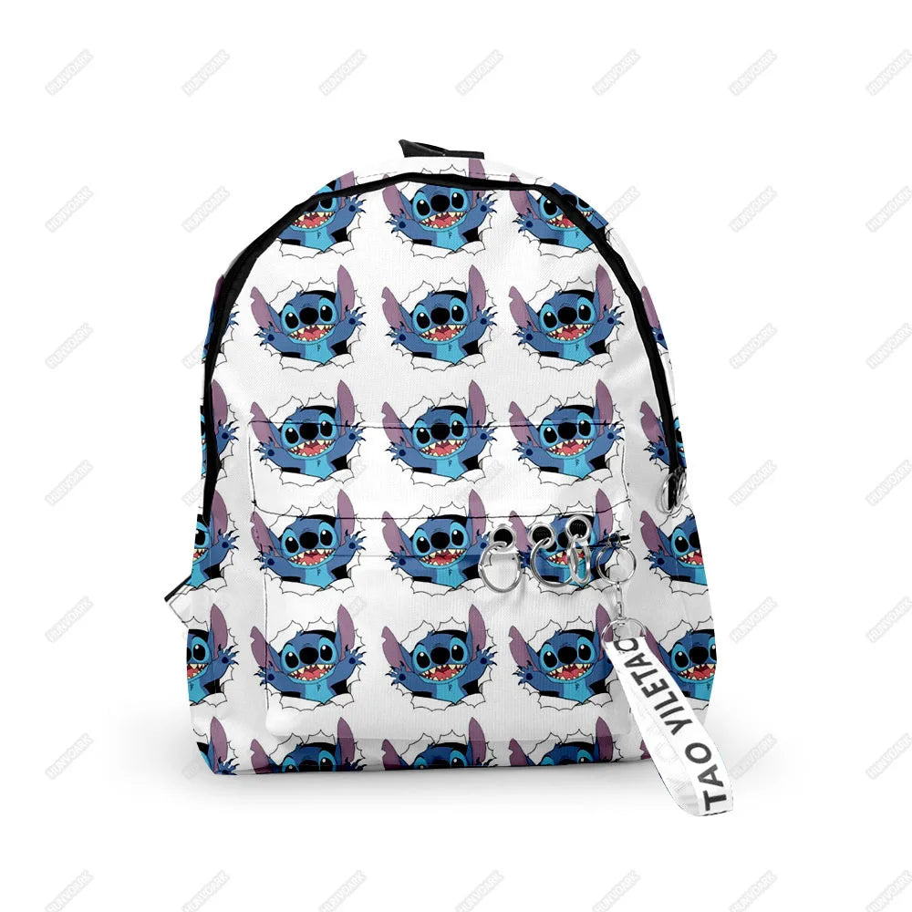 Stitch Childrens Schoolbag Large Capacity Travel Bag Student Backpack