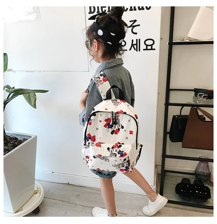 Mickey Children's Backpack Lightweight School Bag Large-capacity Boys and Girls