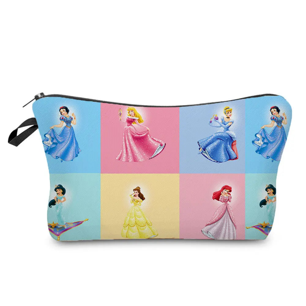 Princess Makeup Bag Organizer Pencil Case Lady Pouch Cosmetic Bag