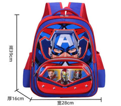 3D Spider-Man Kids Schoolbag, Cartoon Children's Backpack